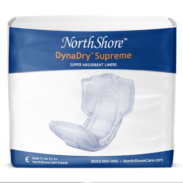 Northshore DynaDry Supreme Liners, White, XLarge, 13x25, 20PK 1419 Zoro